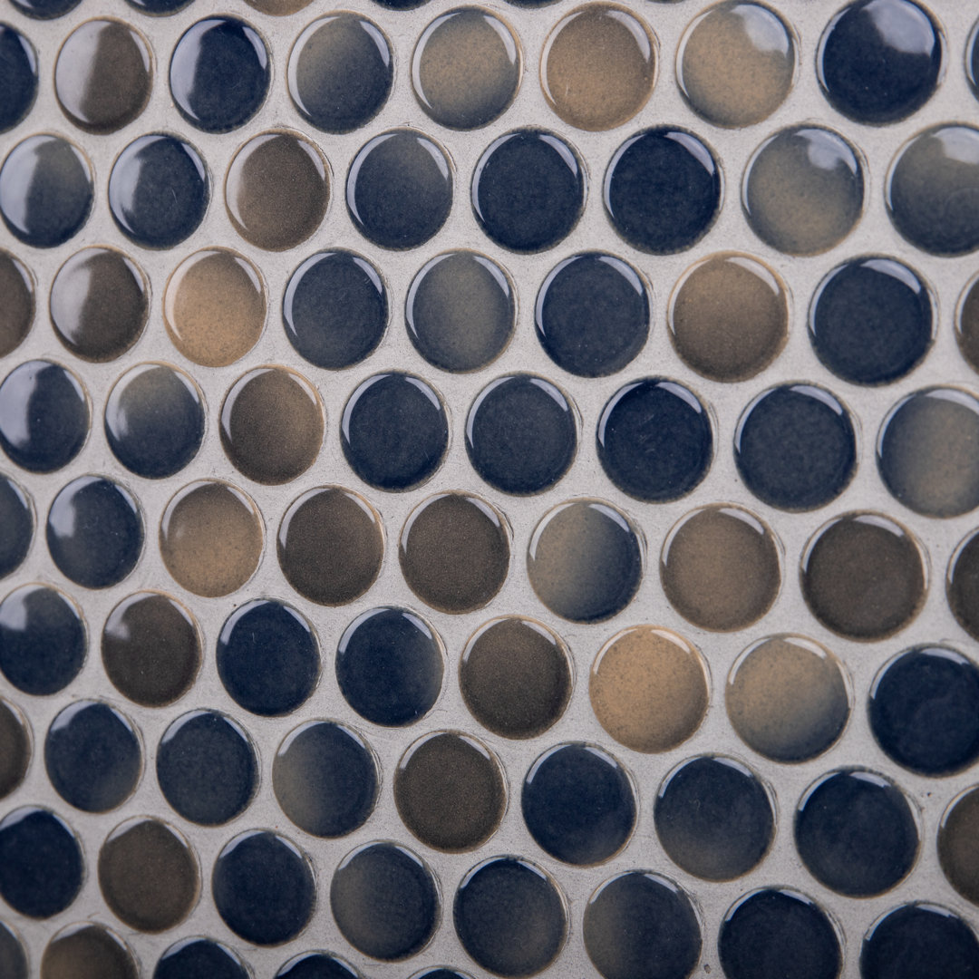 Value Series 0.8" x 0.8" Porcelain Penny Round Mosaic Wall & Floor Tile WS Tiles® 