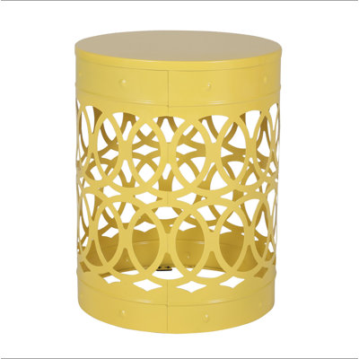 Outdoor Metal End Table -Large