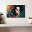 Femme africaine vibrante sur toile-832413903