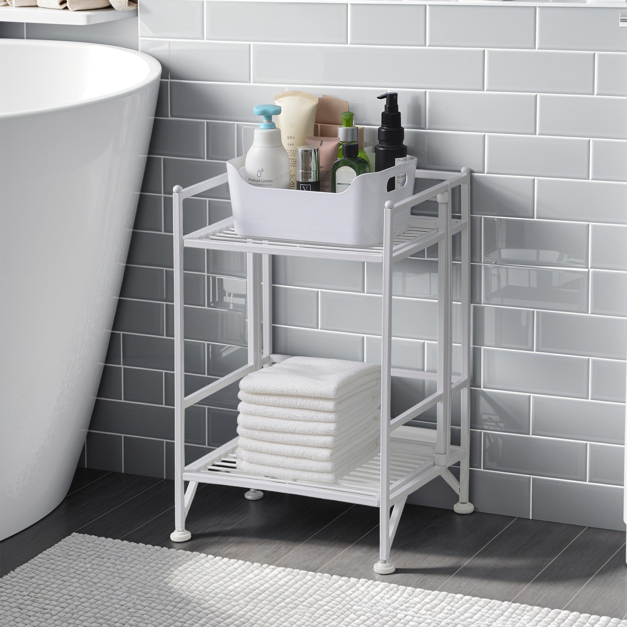 Ebern Designs Edwin 19.50' H x 13.75'' W Metal Folding Shelf & Reviews