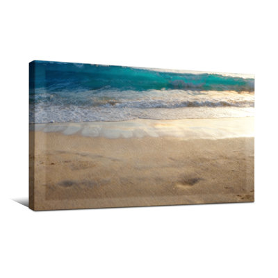 Nautical & Beach Ocean Waves Sand Beach Sunset Sky Horizon Water