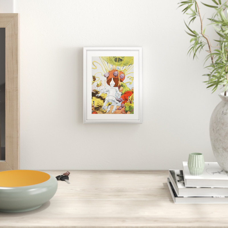 Single Picture Frame Print, Black