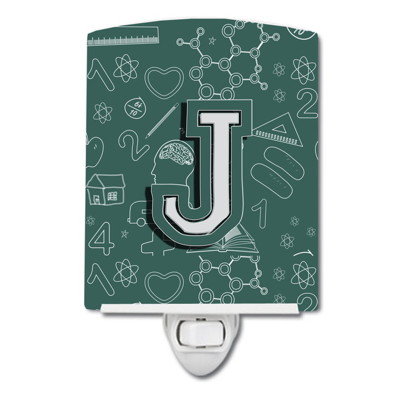 Éclairage de nuit en céramique back to school, J