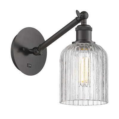 Fiennes Steel Armed Sconce