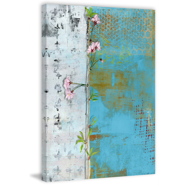 Willow Bloom II - Wrapped Canvas Painting, 30cm H x 20cm W x 4cm D