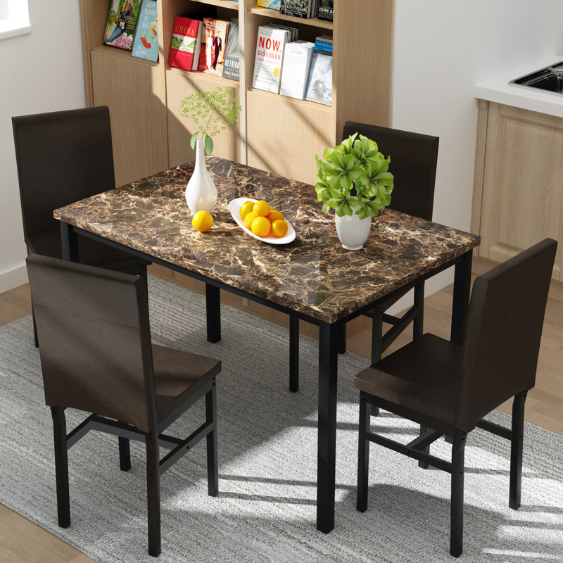 Ensemble repas pour 4 personnes Jepsen, Brun, Noir
