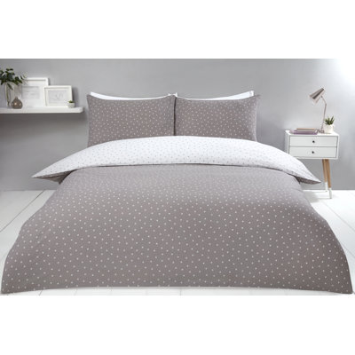 Fet Polyester Dots Duvet Cover Set with Pillowcases Included