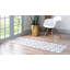Tapis géométrique ivoire / gris clair Brana-1348656931