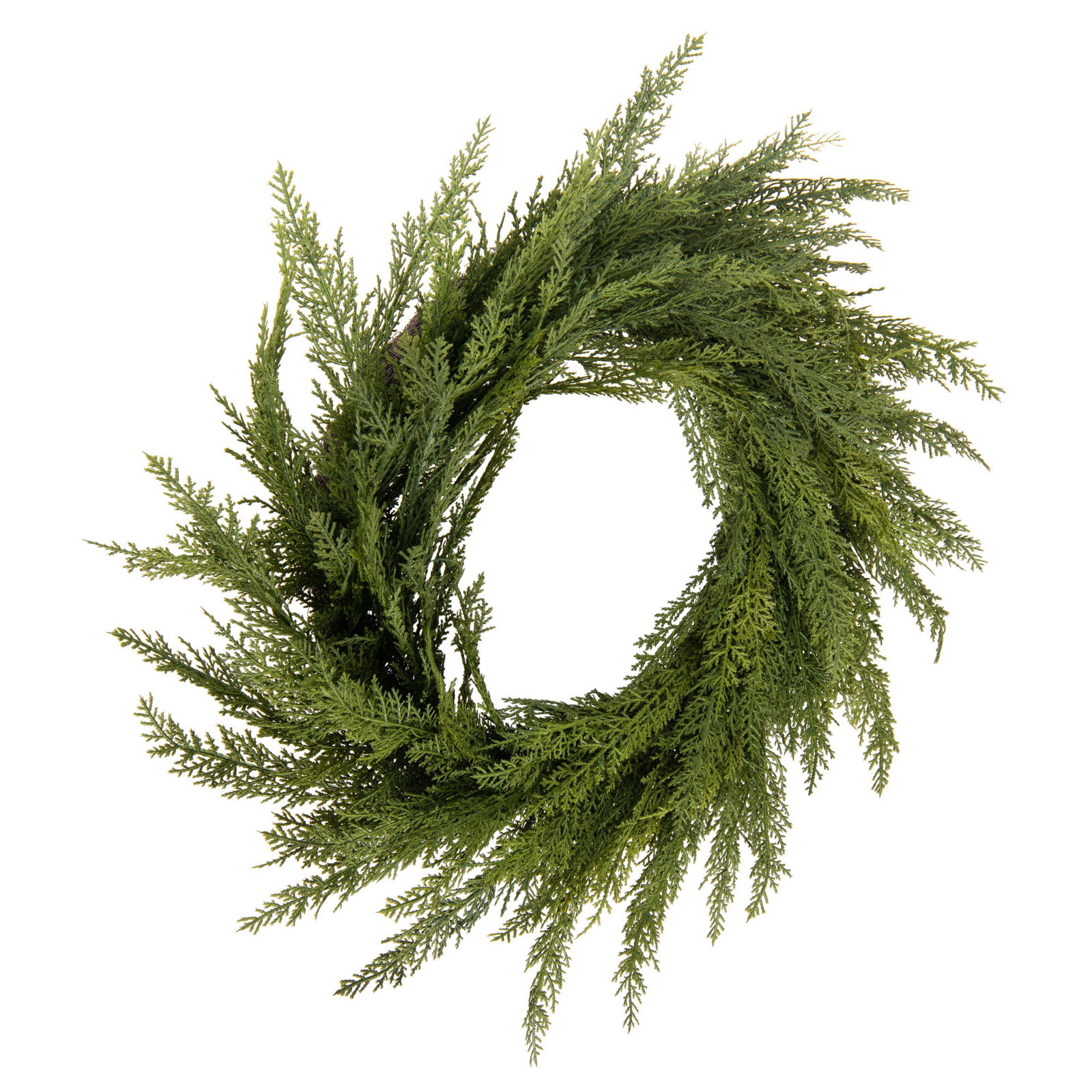 28" Green Cedar Wreath 
