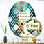 Guitare tropicale euphonique III - Miroir décoratif à carreaux - MIR116730-Ovale-95182023