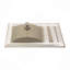 Lavabo console en céramique 32 "x 18,5" avec trop-plein et pieds