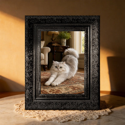Black 3 PCS 11" x 14" Tabletop Picture Frame with Tabletop Stand and Wall Hooks