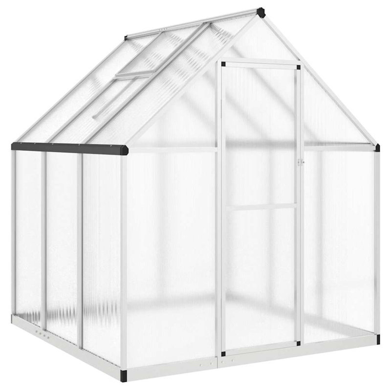 Chandice 5.5 Ft W x 5.5 Ft D Greenhouse, Silver