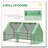 Outsunny 6' x 3' x 3' Portable Mini Greenhouse Outdoor Garden with Large Zipper Doors and Water/UV PE Cover, Green-120474042-120474043