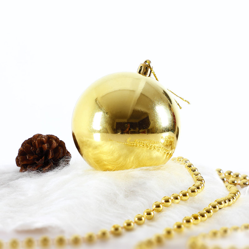 6cm Bauble, Gold