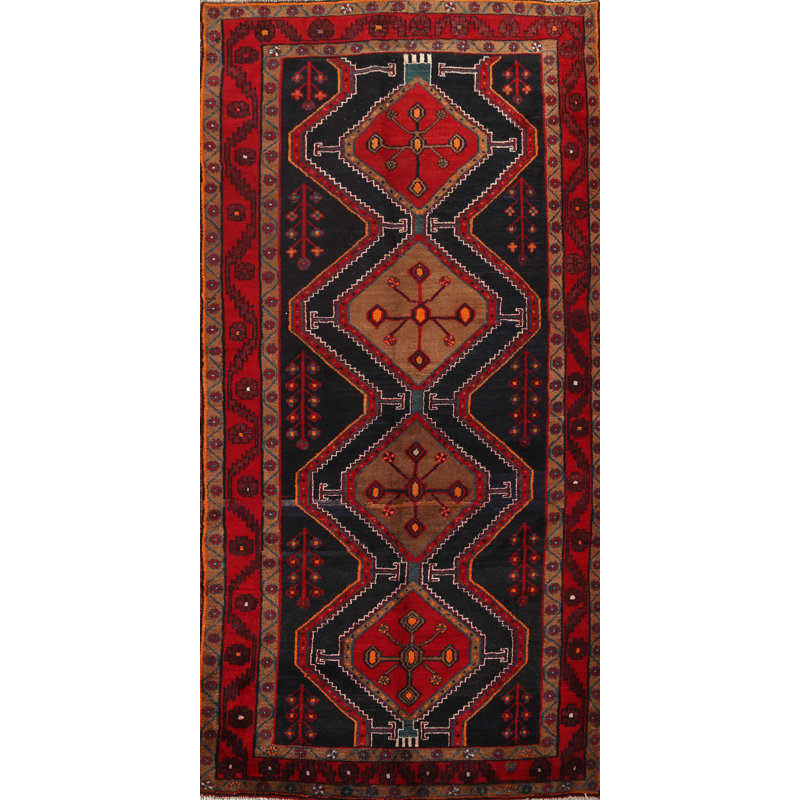 Tapis en laine à motif persan Ardebil noué à la main 5 x 10