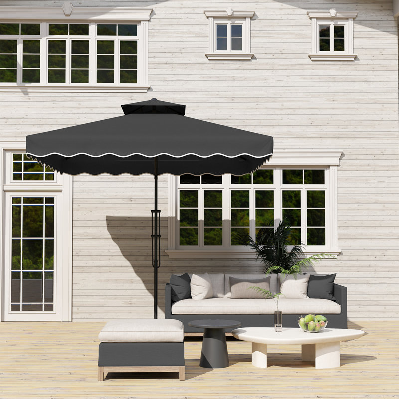 243cm Cantilever Parasol, Black