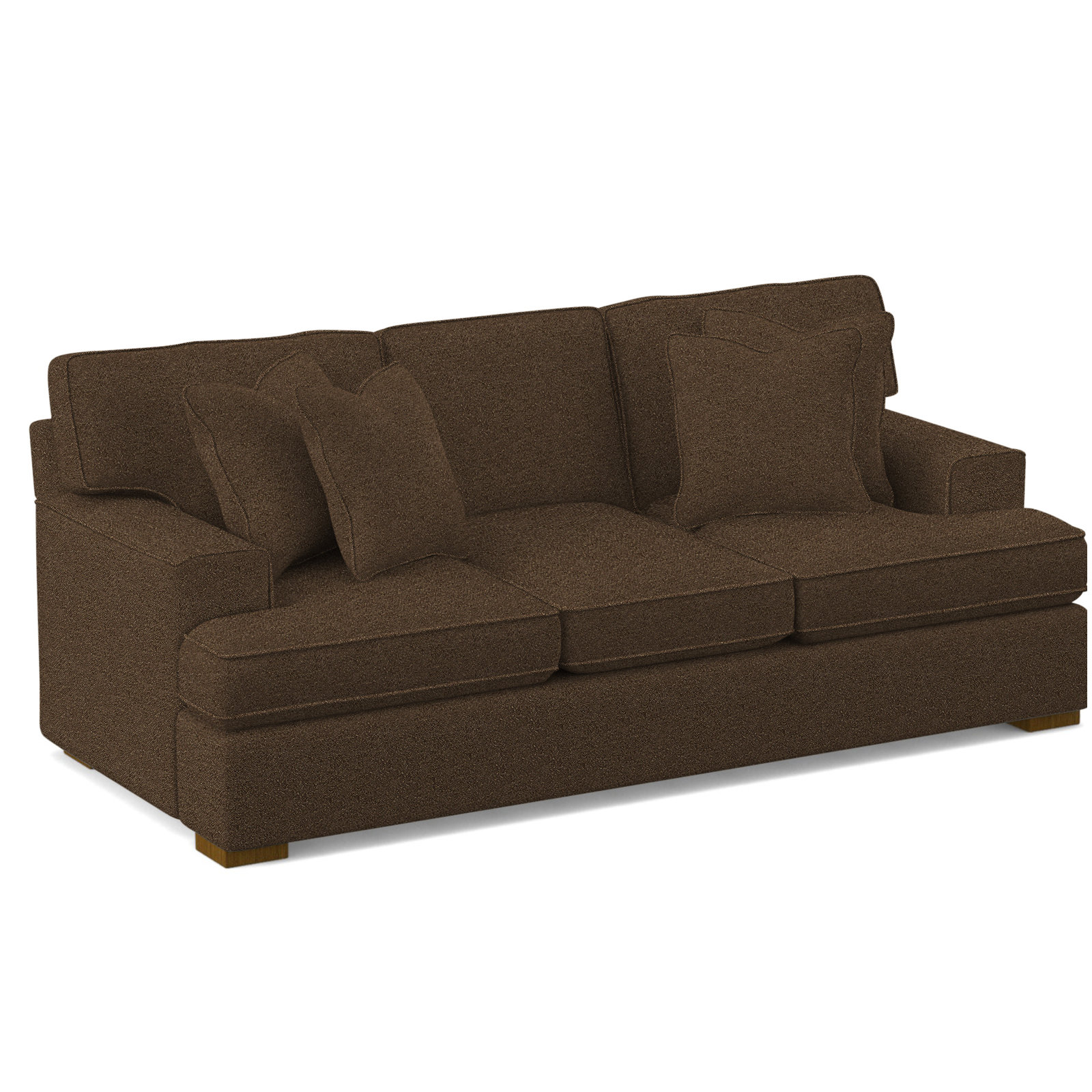 Sadie 97'' Sofa, Elite Chocolate; 0321-72, Havana Finish