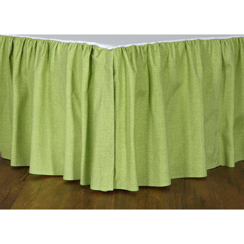 Zealand Green Cal-King 18 inch Bedskirt, California King, 18"