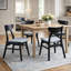 Chaise en bois noir Soid