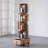 Burlywood Modern Solid wood Rotating Bookshelf