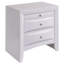 Table de chevet blanche avec 2 tiroirs-1605978898