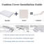 2 coussins de patio d'extérieur - gris et blanc. Matériau, protégé. Couvertures à fermeture à glissière amovibles pour un lavage facile. Noyau en éponge haute résilience. Sangles réglables pour un ajustement polyvalent. Nettoyage simple.