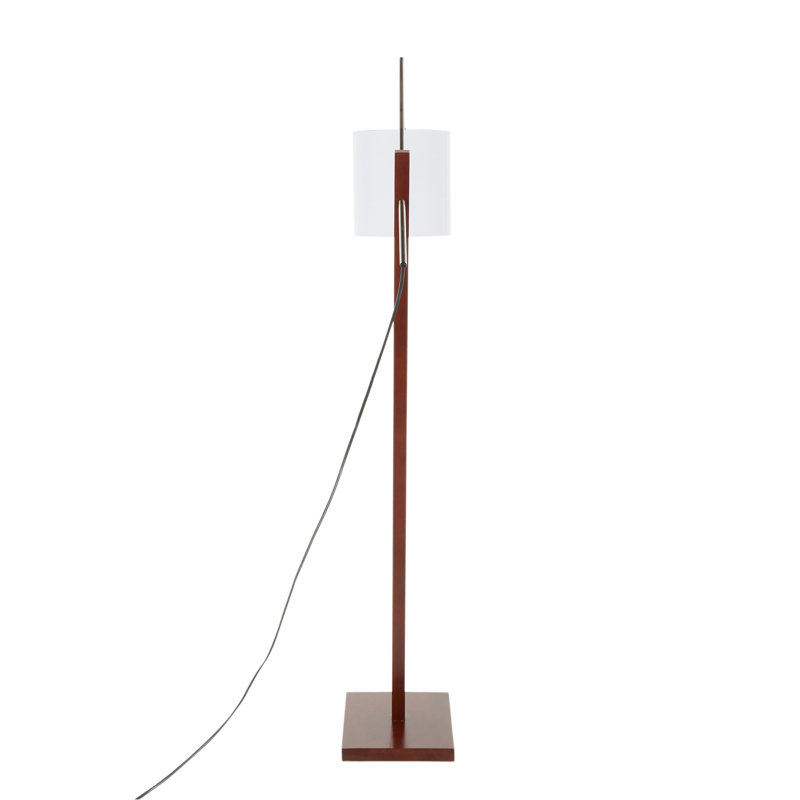 Lampe sur pied contemporaine, Blanc