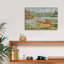 «Canoe Camp with Cabin '» par Paul Brent, art mural sur toile-1113907258