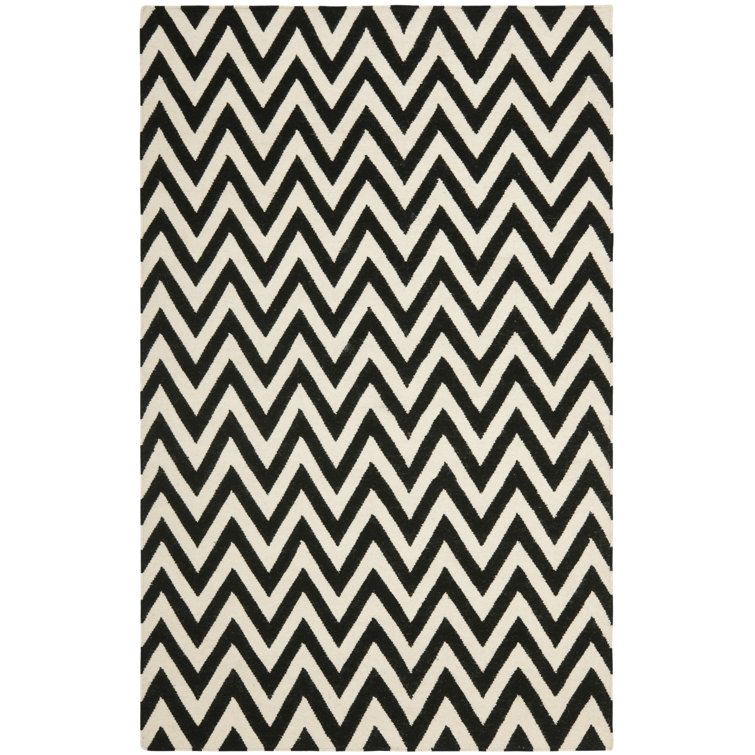 Besaw Chevron Wool Hand Woven Area Rug