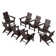 Laprade Foldable Adirondack Chair Set