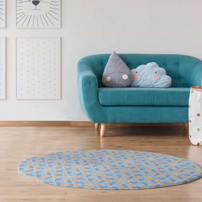 Chenille Geometric Indoor Rug
