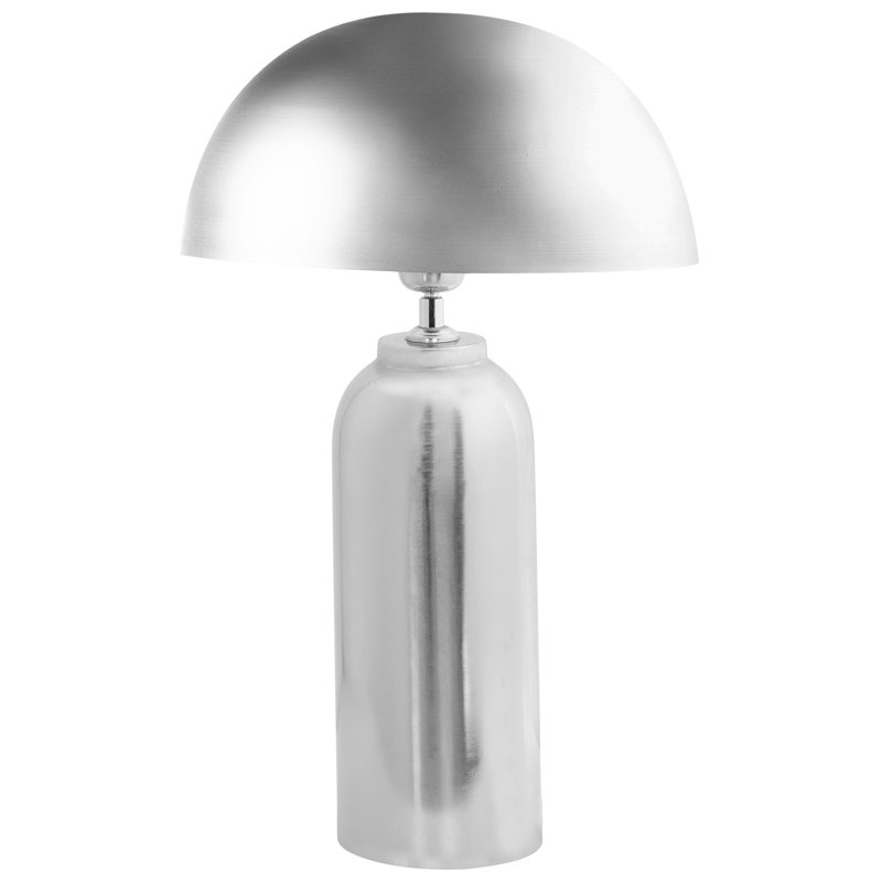 Iron Table Lamp, 47" H x 26" W x 26" D, Silver, Silver