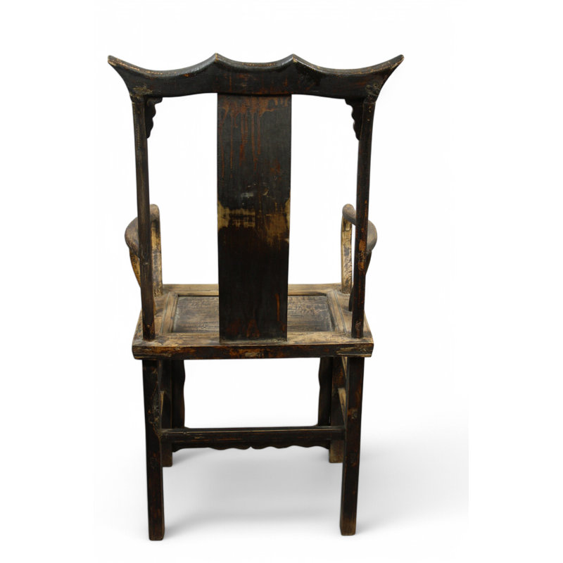 Yoke Solid Wood Arm Chair