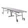 NPS Mobile Cafeteria Table, 12' Rectangle, MDF Core