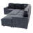 Wilfrid 4-Piece Convertible Sectional-1861790157