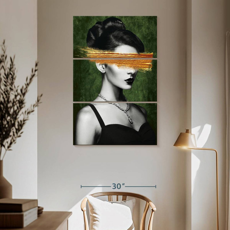 Portrait de fille Leisha Glamour, H 65 po x l 42 po