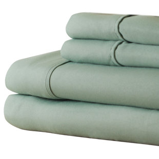 Ensemble de draps 3 pièces en microfibre brossée - Literie avec draps-housse infroissables et résistants aux taches