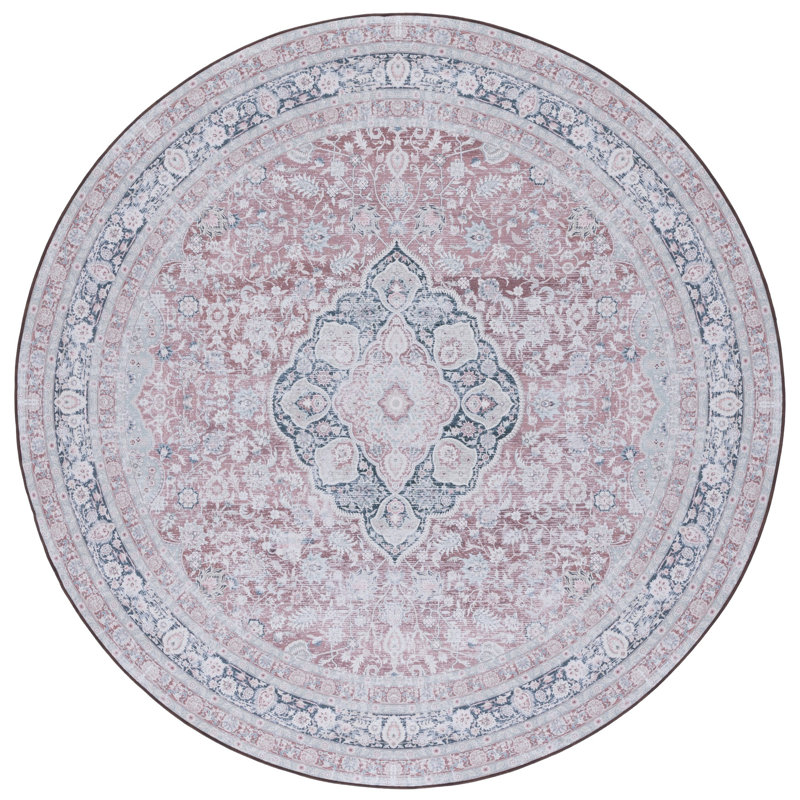 Tucson Performance Machine Washable Oriental Rug, Round 6'