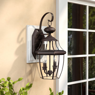 Lancaster Two Light Outdoor Wall Lantern from Generation Lighting 