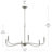 Ilia 6-Light Brushed Nickel Large Chandelier-127380253-130942681