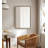 Rectangle Ornate Textured Bathroom Mirror-2090842353