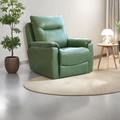Ergonomic light luxury faux leather lounge chair