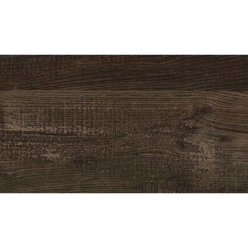 Table de chevet rustique brun à 2 tiroirs avec poignées en métal intrigantes, Brun rustique