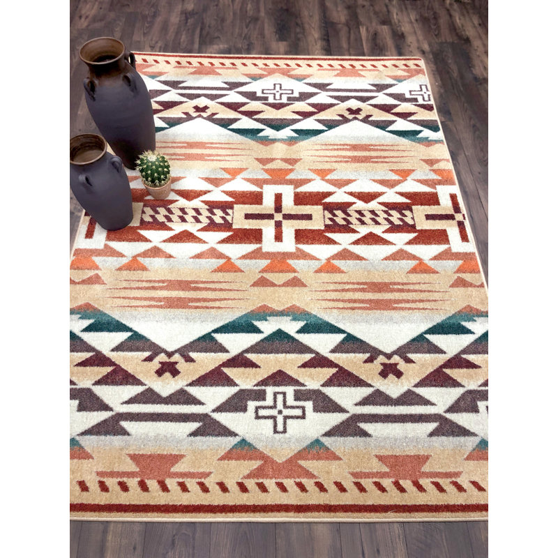 Keiko Southwestern Indoor Rug, Rectangle 3'10" x 5'4"