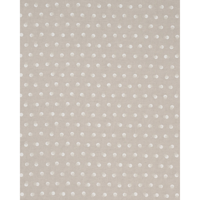 Tissu de broderie Taylor, Ivoire / brun