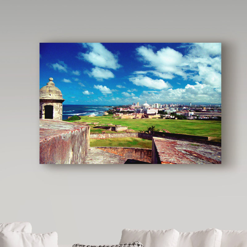 San Juan Puerto Rico Coastal Cityscape Canvas Art