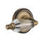 Crystal Parlor Interior Mortise Door Lever with Classic Rosette-1495798821
