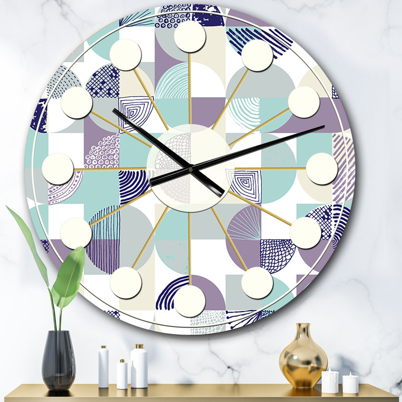 Horloge murale rétro Mid-Century, Petit
