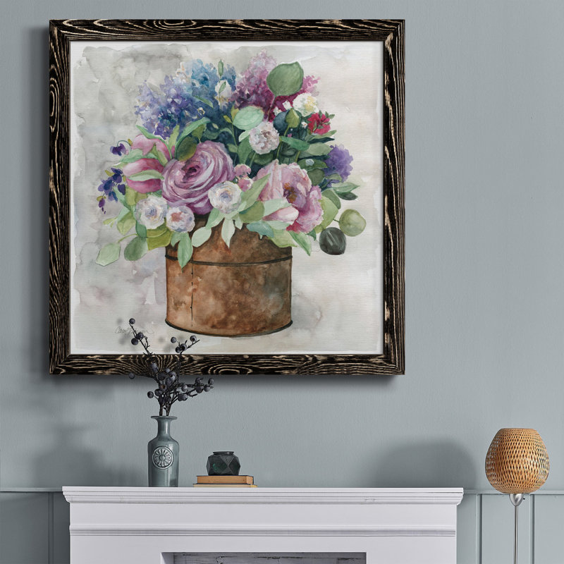 «Playful Nature 6», reproduction d'art sur toile encadrée, H 27,5 po x l 27,5 po x P 1,5 po, Cadre noir